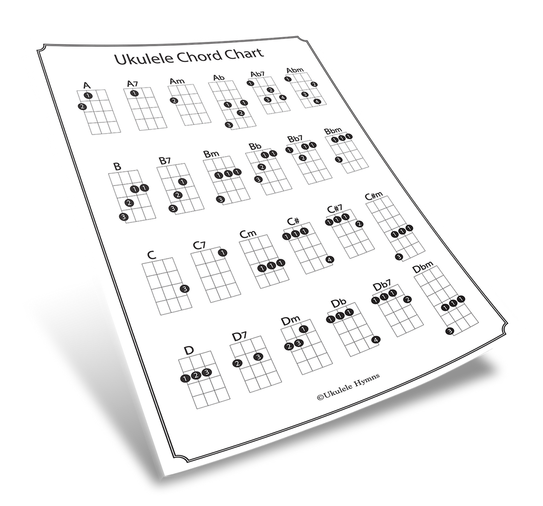 Digital Download - Ukulele Chord Chart