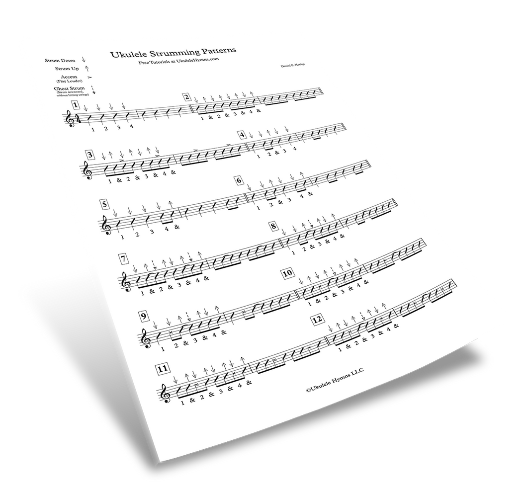 Digital Download - Ukulele Strum Chart